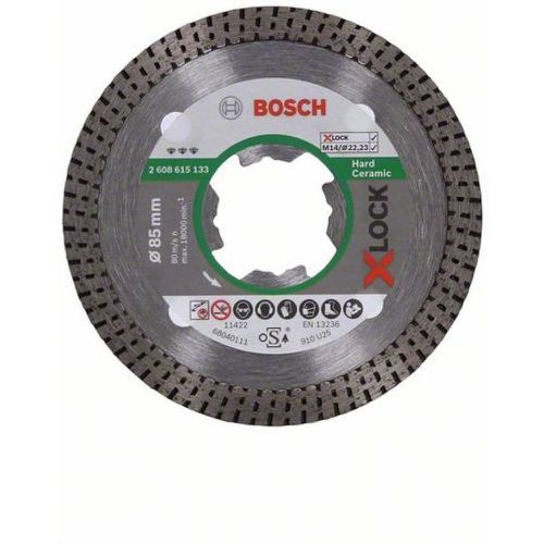 Disque à tronçonner diamanté Best for Hard Ceramic X-Lock Ø85 mm - Bosch - Modalova