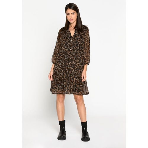 Robe à imprimé fleuri en fil textile - LOLALIZA - Modalova