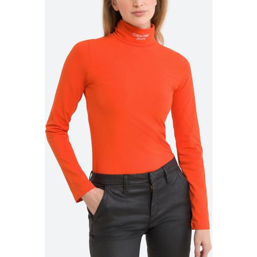 Pull col roulé en fine maille - Calvin Klein Jeans - Modalova