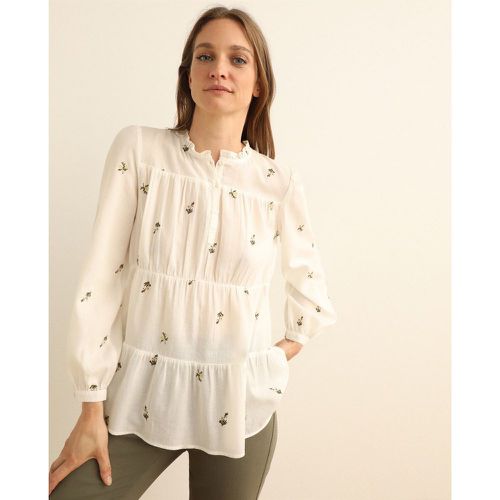 Blouse broderies manches longues - SOUTHERN COTTON - Modalova