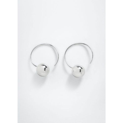 Boucles d'oreilles pendantes perle - Mango - Modalova