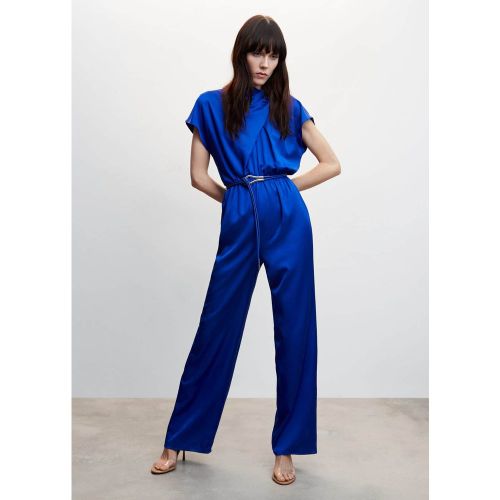 Combinaison satinée ceinture - Mango - Modalova
