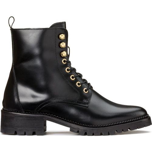 Boots en cuir talon plat pied large 38-45 - LA REDOUTE COLLECTIONS PLUS - Modalova
