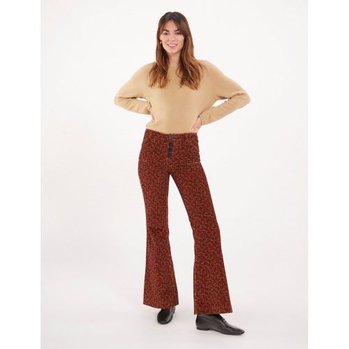 Pantalon coupe flare en coton CHARLOTTE - INES DE LA FRESSANGE PARIS - Modalova