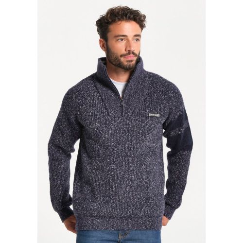 Pull col montant, zippé, logo - J&JOY - Modalova