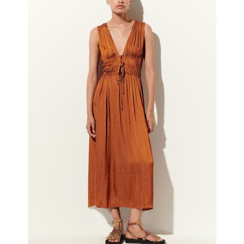 Robe satinée sans manches Preziosa - SESSUN - Modalova