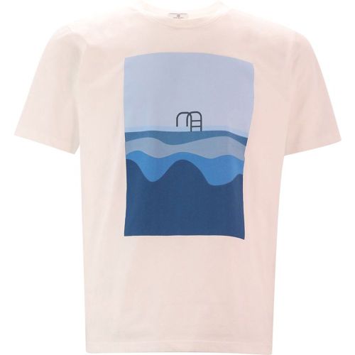 T-shirt coton col rond - SERGE BLANCO - Modalova