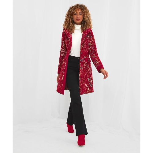 Manteau Floral Orné Capuche à Bouton - Joe Browns - Modalova