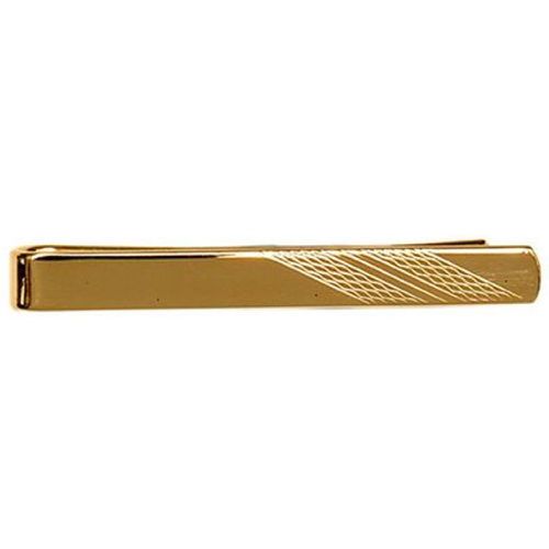 Pince à cravate en plaqué or - CRAVATE AVENUE SIGNATURE - Modalova