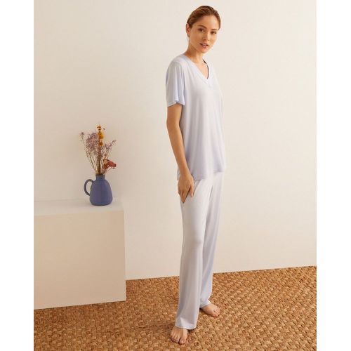 Pyjama encolure en V manches courtes - ENFASIS - Modalova