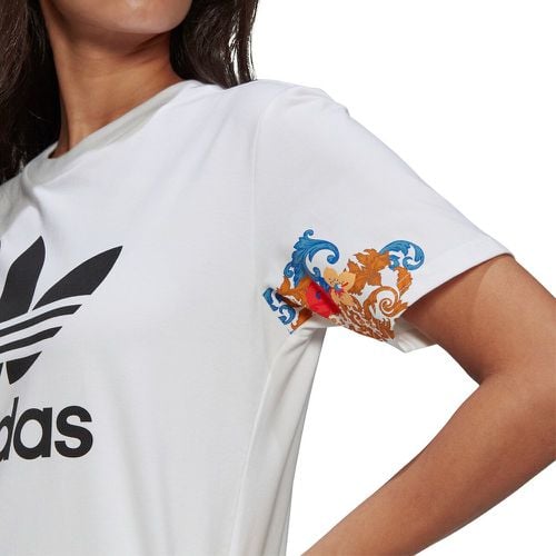 T-shirt col rond avec motif - adidas Originals - Modalova