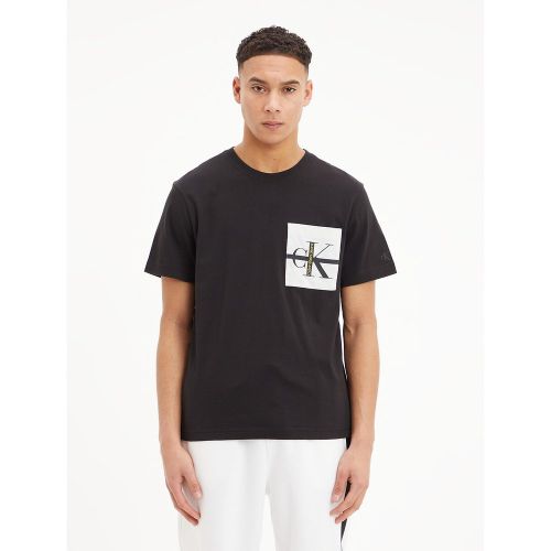 T-shirt col rond Stripe Colorblock - Calvin Klein Jeans - Modalova