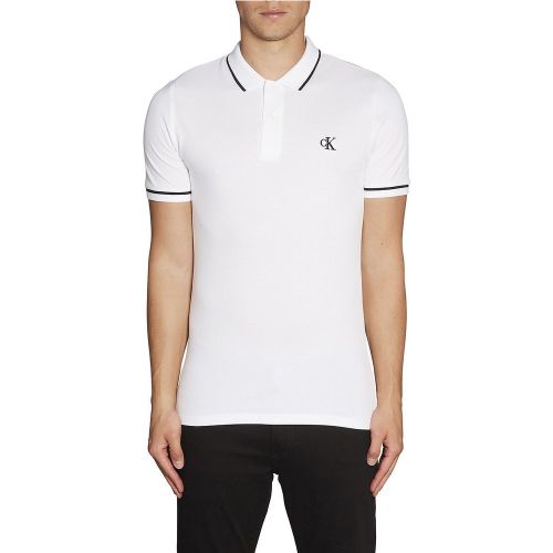 Polo slim maille piquée Tipping - Calvin Klein Jeans - Modalova