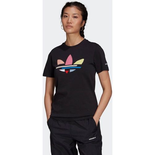 T-shirt col rond manches courtes Adicolor - adidas Originals - Modalova