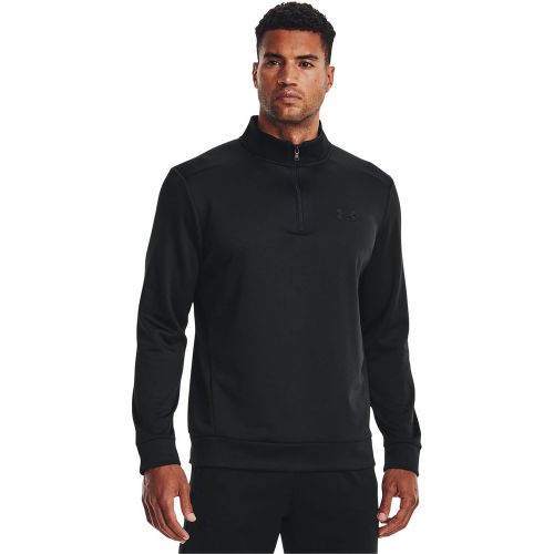 T-shirt manches longues partiellement zippé - Under Armour - Modalova