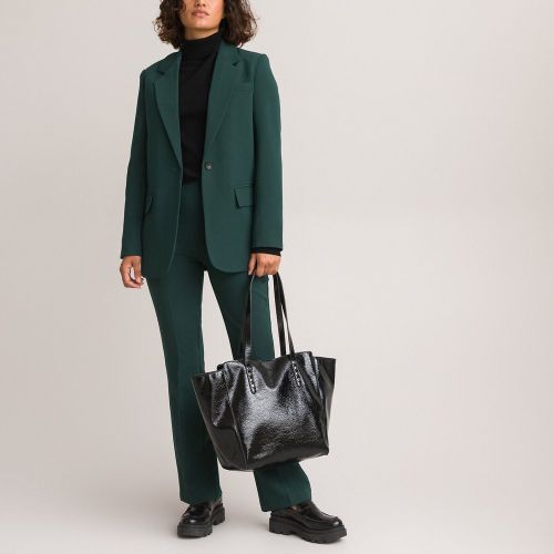 Sac cabas clouté, vernis effet craquelé - LA REDOUTE COLLECTIONS - Modalova