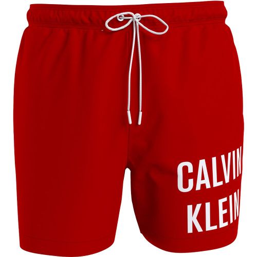 Short de bain logo cuisse - Calvin Klein - Modalova