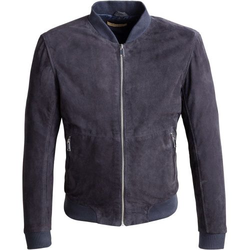 Blouson cuir velours de chèvre coupe bomber JOS - CHYSTON - Modalova
