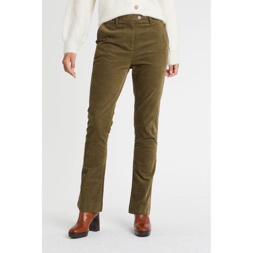 Pantalon bootcut en velours - BURTON OF LONDON - Modalova