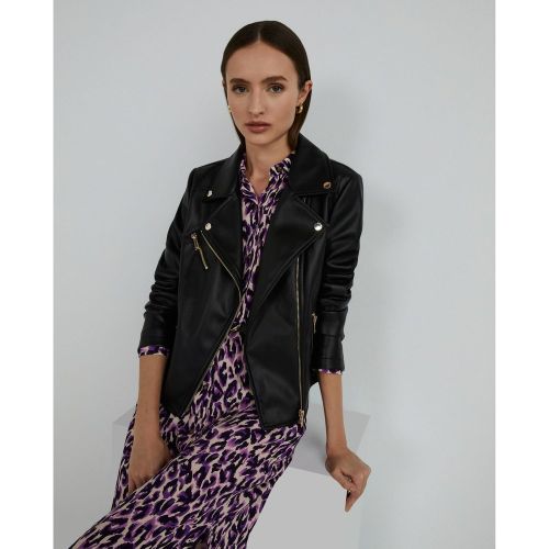 Blouson biker à fermeture zippé - WOMAN EL CORTE INGLES - Modalova