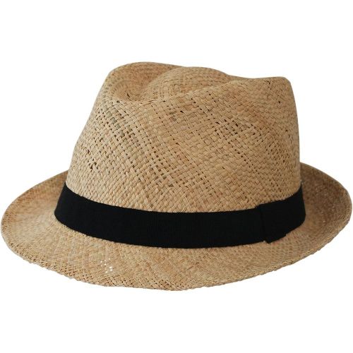 Chapeau trilby paille EL COCO - CHAPEAU-TENDANCE - Modalova
