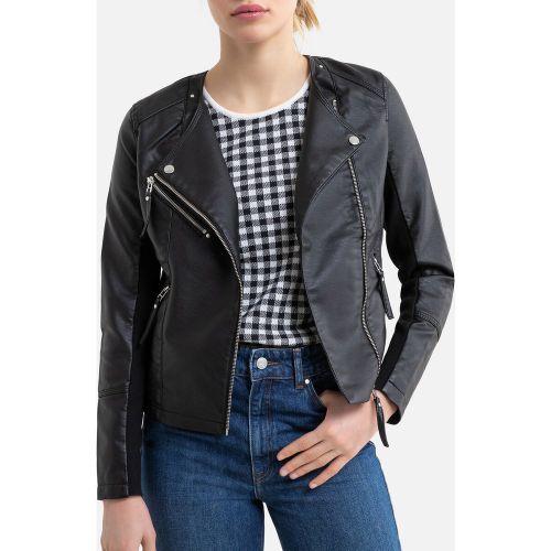 Blouson court imitation cuir, zippé - Vero Moda - Modalova