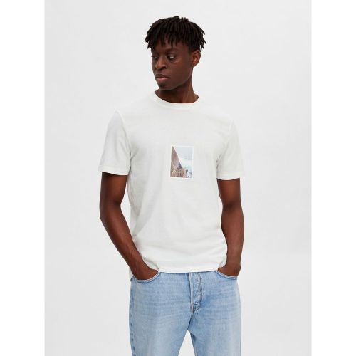 T-Shirt Imprimé graphique - Selected Homme - Modalova