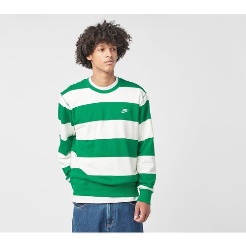 Nike Club Striped Sweatshirt, Green - Nike - Modalova