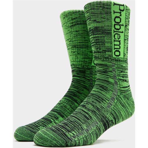 No Problemo Glitch Sock, Green - No Problemo - Modalova