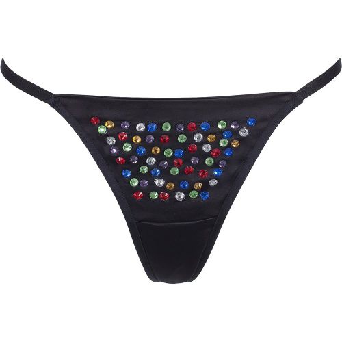 Bluebella BB x Ashish String en satin avec strass multicolore - Bluebella - FR - Modalova