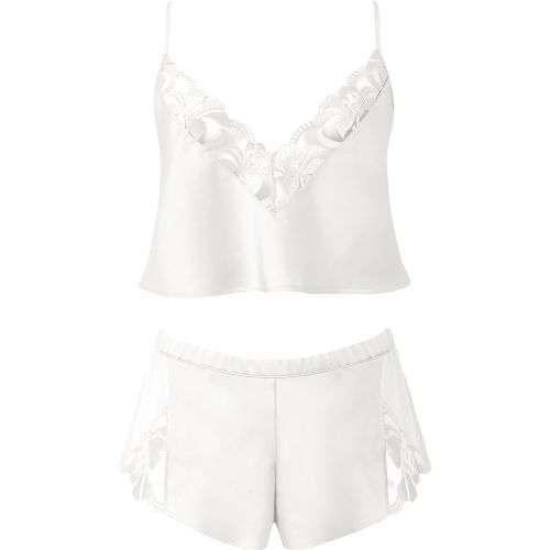 Bluebella Ensemble Caraco et Short en satin Luxueux Leonora /Transparent - Bluebella - FR - Modalova