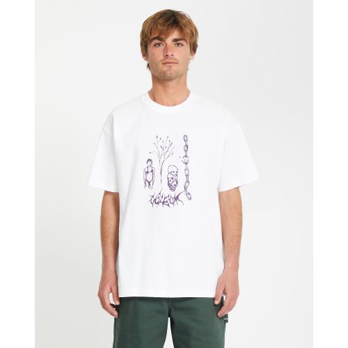 Volcom T-shirt Poetic Dess - WHITE - Volcom - Modalova