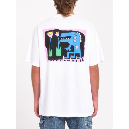 Volcom T-shirt Arthur Dino - WHITE - Volcom - Modalova