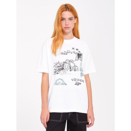 Volcom T-shirt Keutchi - WHITE - Volcom - Modalova