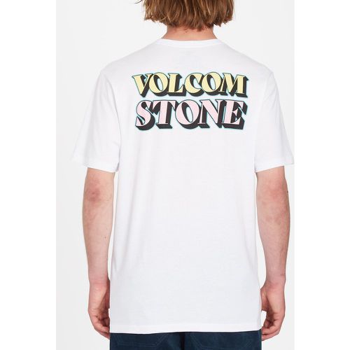 Volcom T-shirt Stript - WHITE - Volcom - Modalova