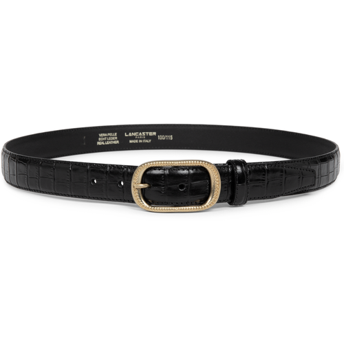 Ceinture - Ceinture Cuir Croco Femme - Lancaster - Modalova