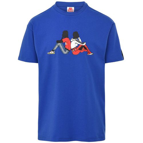 T-shirt 222 Banda Pop Bleu Homme - Kappa - Modalova