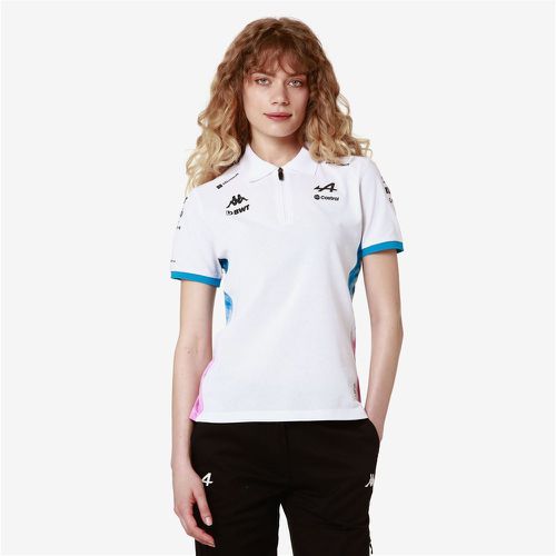 Polo Adrew BWT Alpine F1 Team 2024 Blanc Femme - Kappa - Modalova
