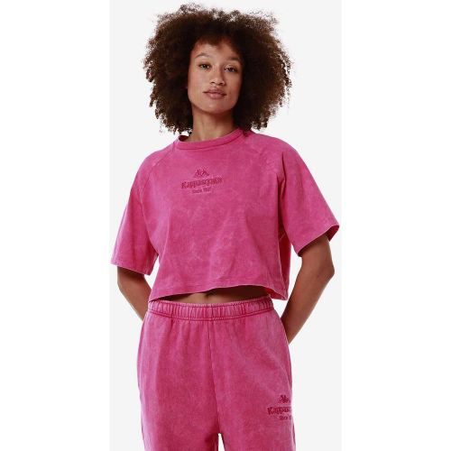T-shirt Authentic Premium Lumy Fuchsia Femme - Kappa - Modalova