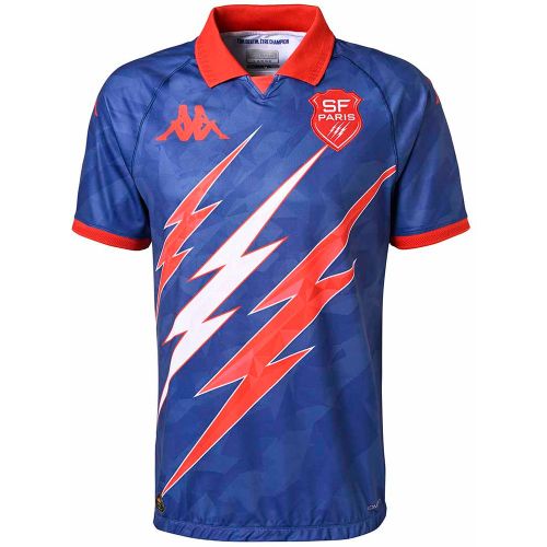 Maillot Kombat Pro Away Stade Francais Paris 24/25 Bleu - Kappa - Modalova