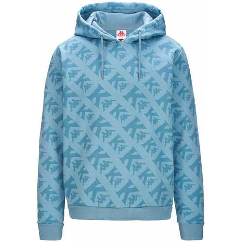 Hoodie Fancy Authentic Bleu Unisexe - Kappa - Modalova