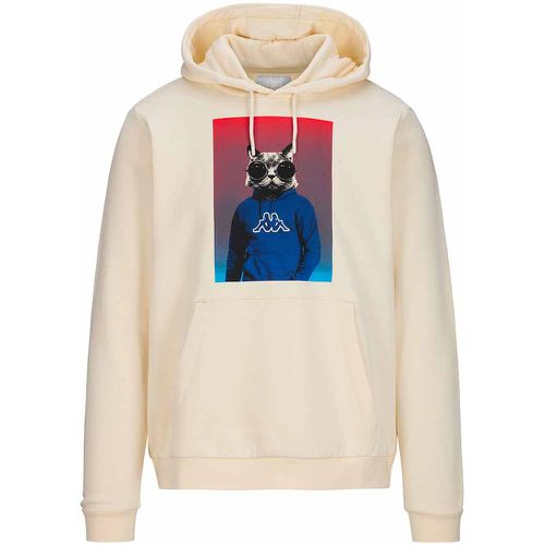 Hoodie Sweacat Blanc Homme - Kappa - Modalova