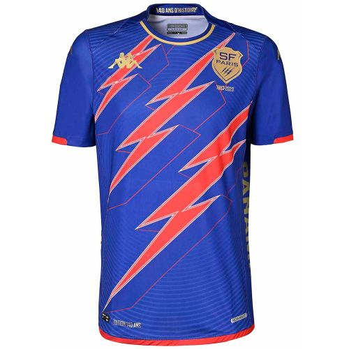 Maillot Kombat Pro Away Stade Français Paris 23/24 Bleu - Kappa - Modalova