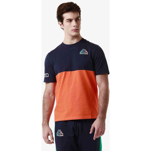 T-shirt Logo Feffo Orange Homme - Kappa - Modalova