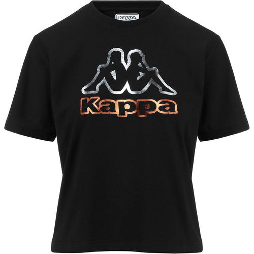 T-shirt Logo Falella Noir Femme - Kappa - Modalova