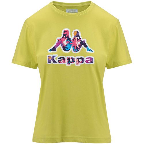 T-shirt Logo Fujica Vert Femme - Kappa - Modalova