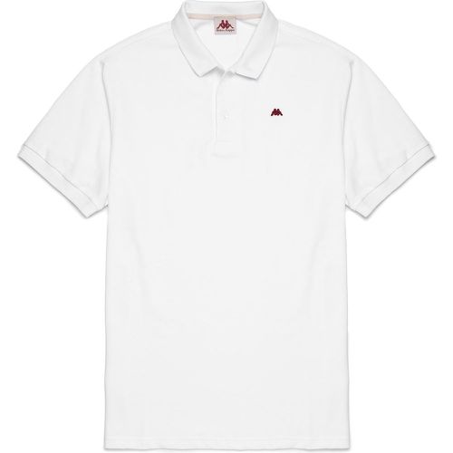 Polo Hegor Robe di Blanc Unisexe - Kappa - Modalova