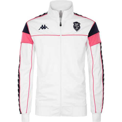 Sweat zippé Merez Stade Français Paris Blanc enfant - Kappa - Modalova