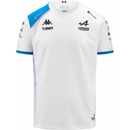 T-Shirt Amiry BWT Alpine F1 Team 2023 Blanc - Kappa - Modalova