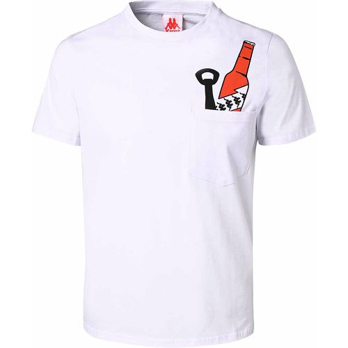 T-shirt Unisexe Bredy Authentic Blanc - Kappa - Modalova
